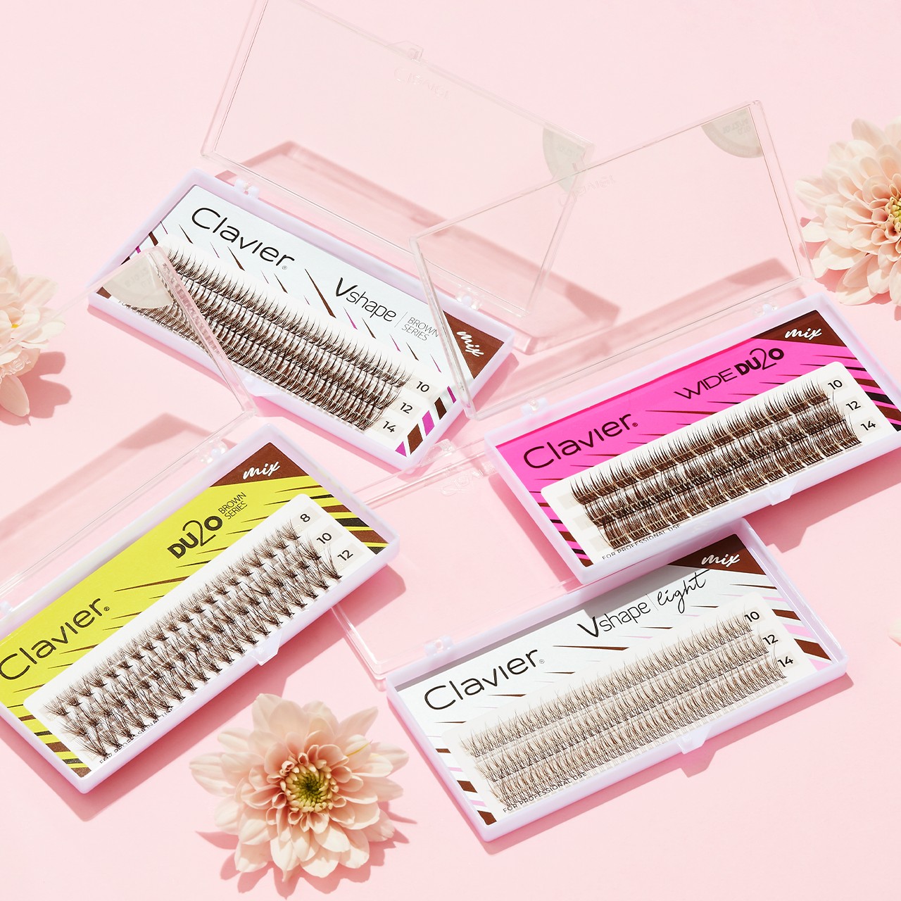 Clavier Brown Vshape Light Clu - Eyelash Extension Anime のレビューと価格