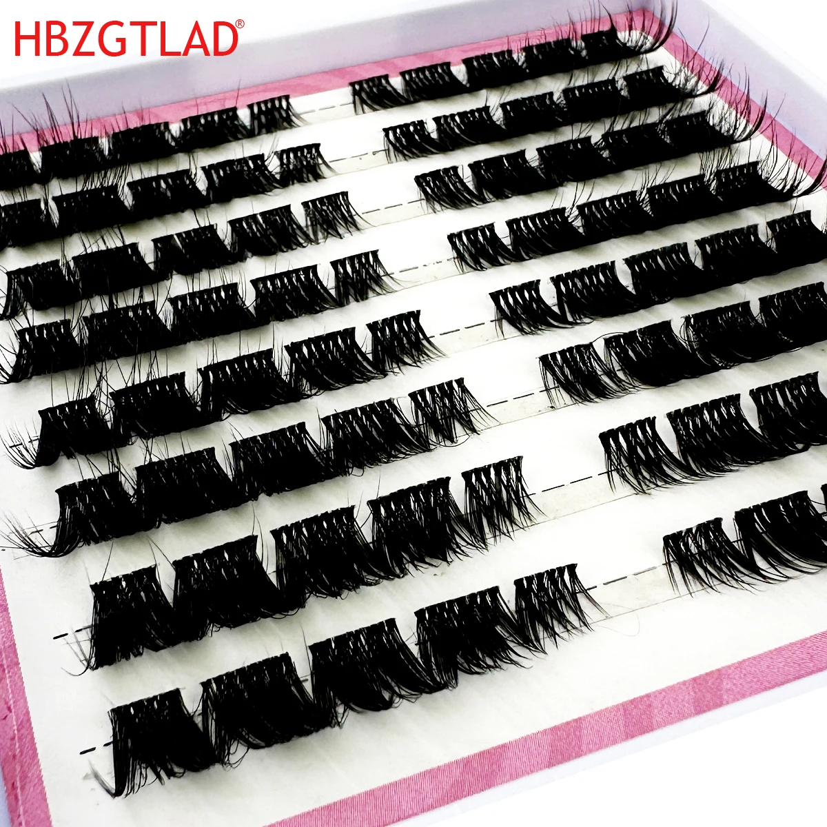 New 80 Cluster Cat Eye  Lashes - Eyelash Extension Volume Cat Eye のレビューと価格