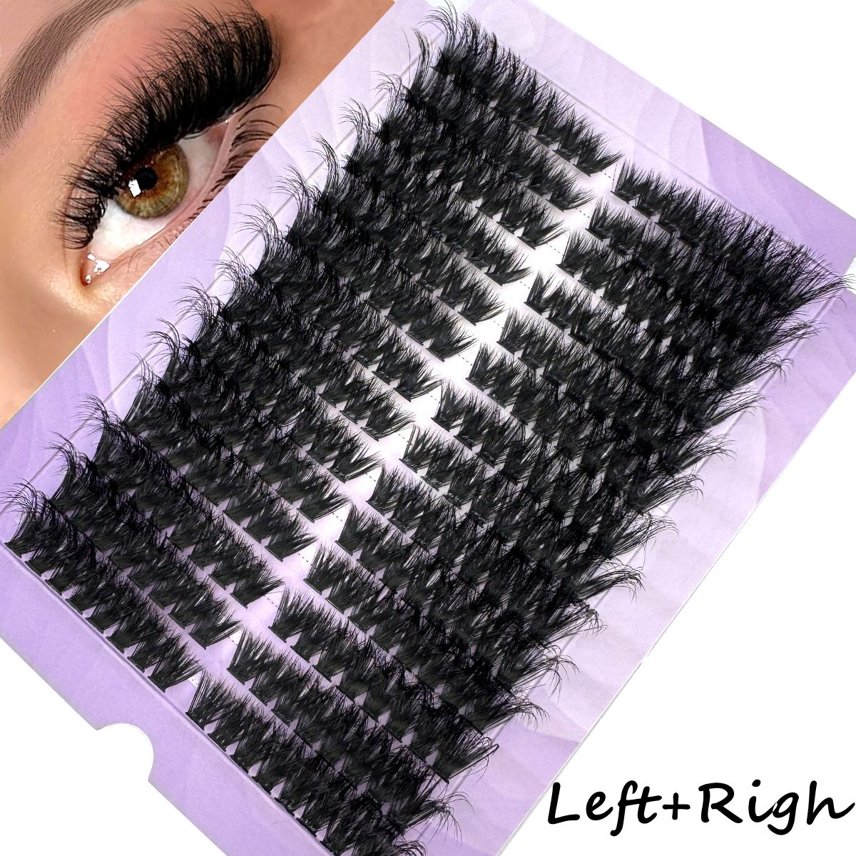 14Rows50D-100D Fluffy Lash Clu - Eyelash Extension Volume Cat Eye のレビューと価格