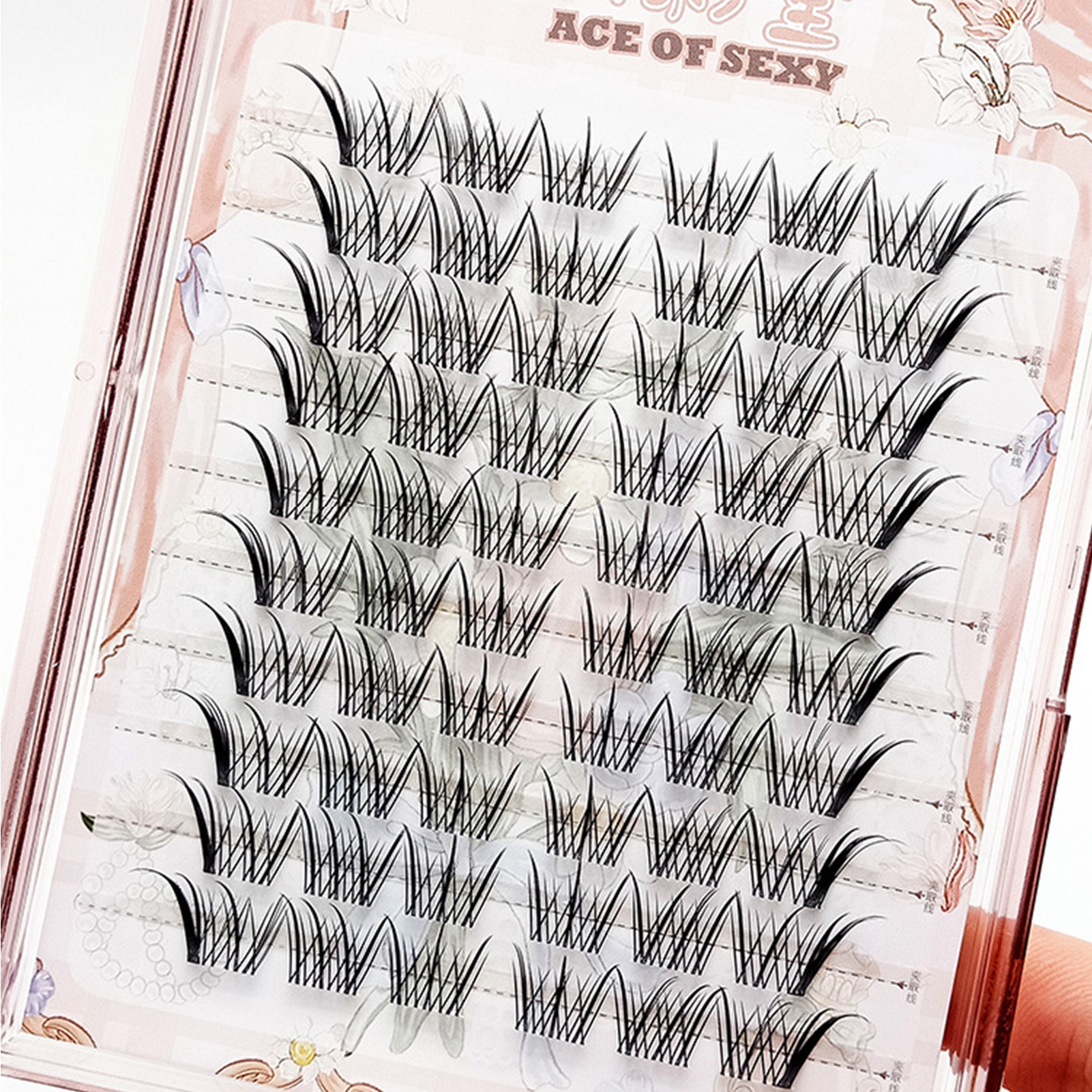Fox-eye Fairy False Eyelashes  - Eyelash Extension Volume Cat Eye のレビューと価格