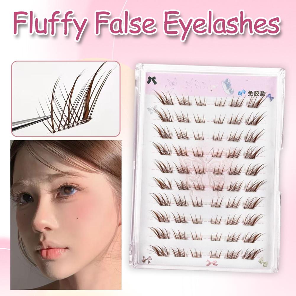 No Need Glue Fox Eye Effect Fl - Eyelash Extension No 10 のレビューと価格
