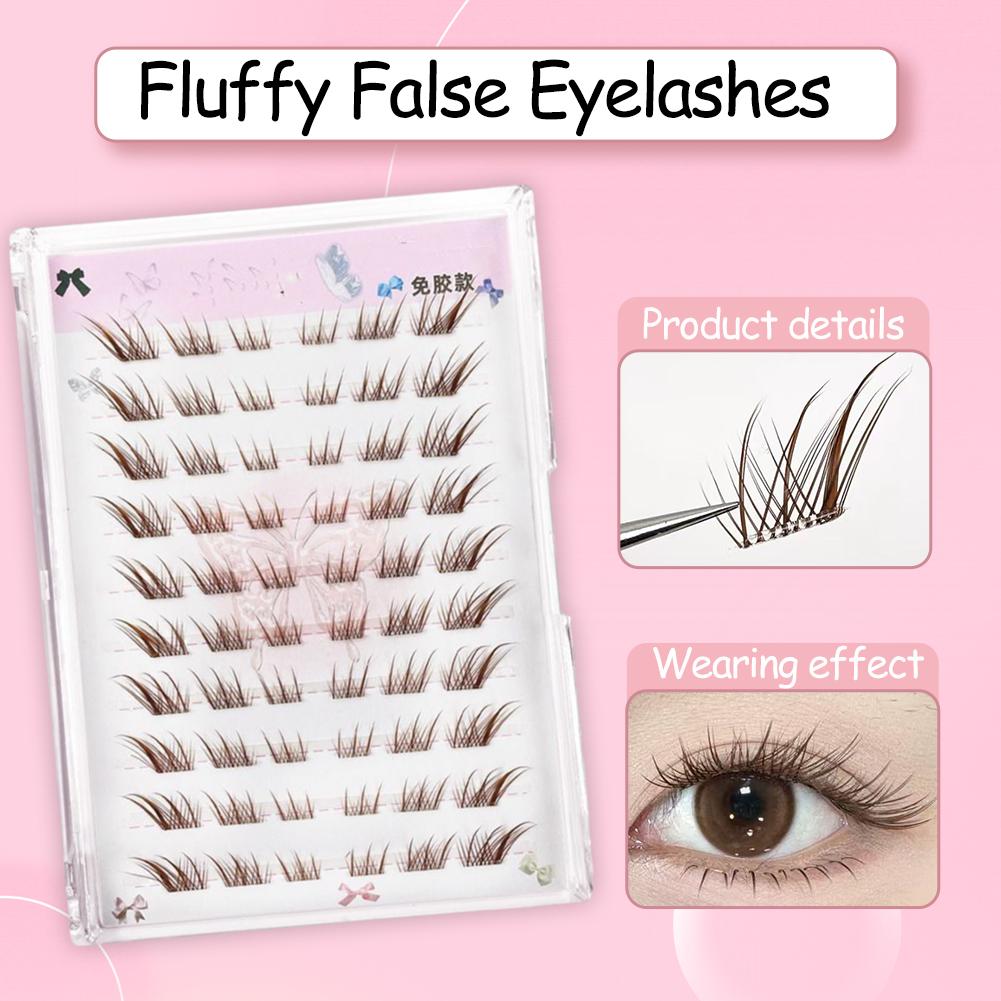 No Need Glue Fox Eye Effect Fl - Eyelash Extension No 10 のレビューと価格