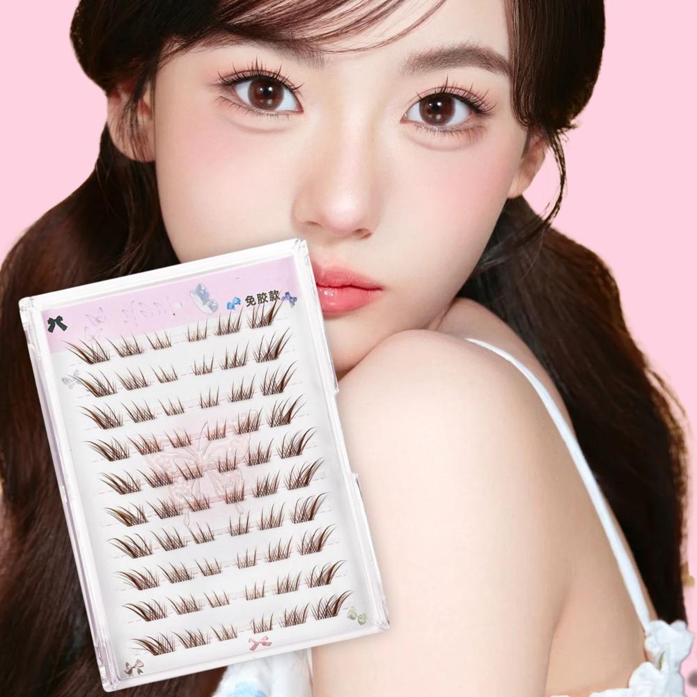 No Need Glue Fox Eye Effect Fl - Eyelash Extension No 10 のレビューと価格