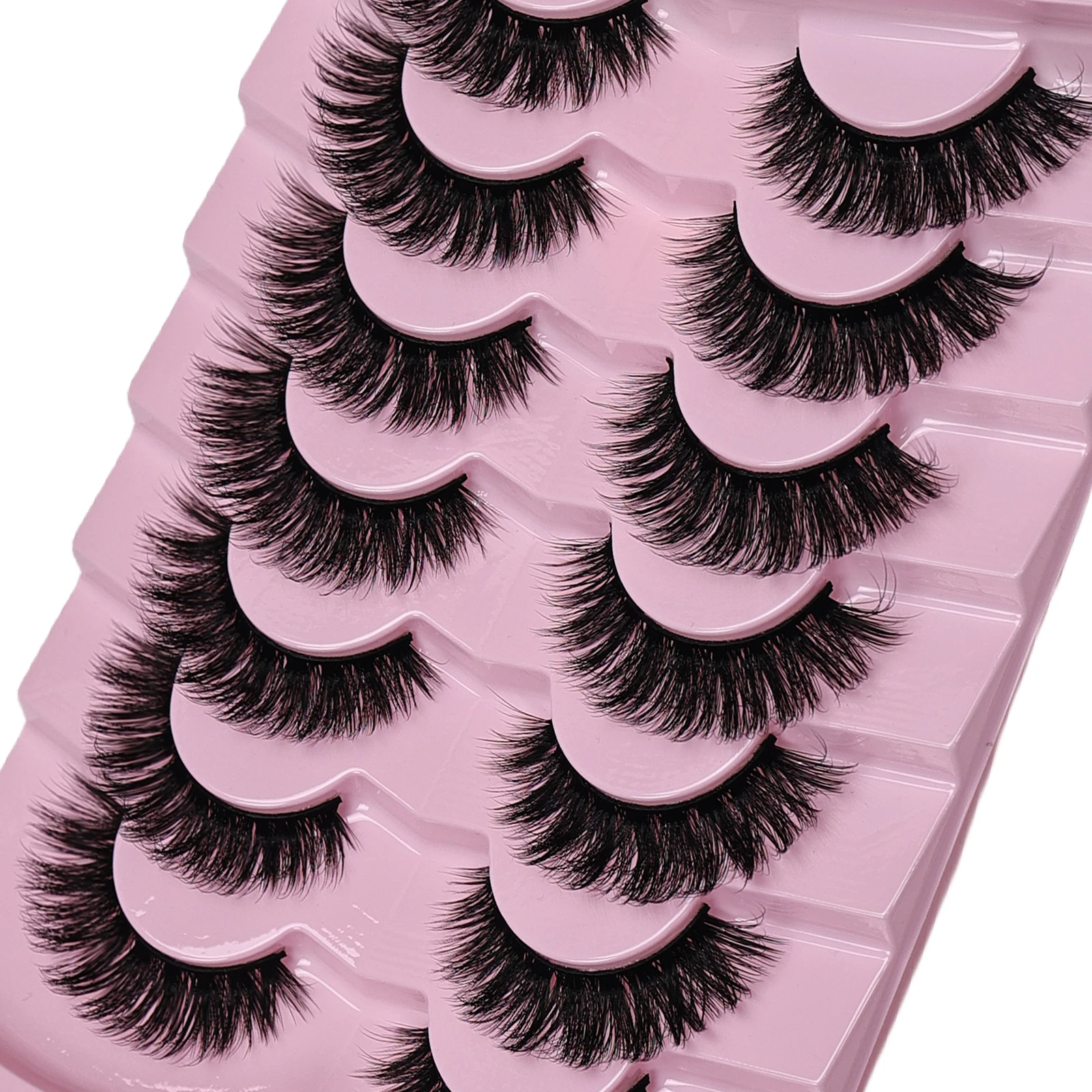 7 Pairs Cat Eye Lashes Volume  - Eyelash Extension Volume Cat Eye のレビューと価格