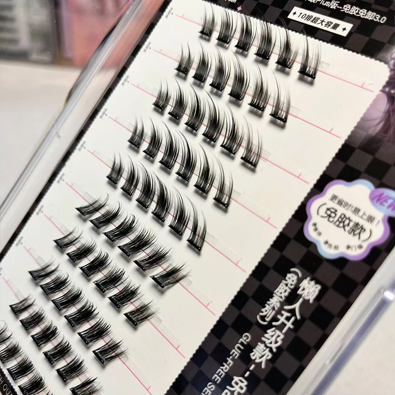 Fox Cluster Lashes Self-Adhesi - Eyelash Extension No 10 のレビューと価格