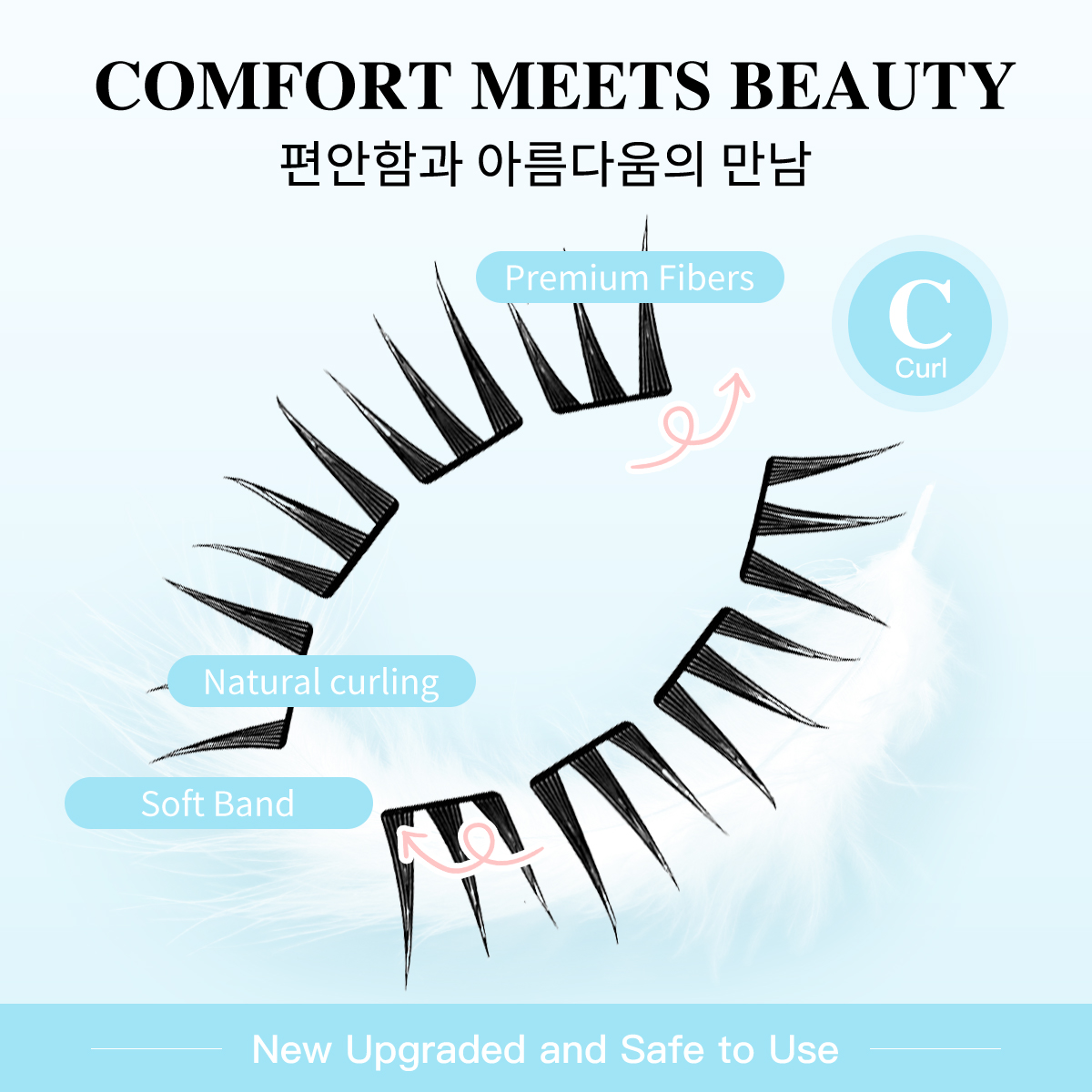 80 Cluster No-Gule Fairy False - Eyelash Extension No 10 のレビューと価格