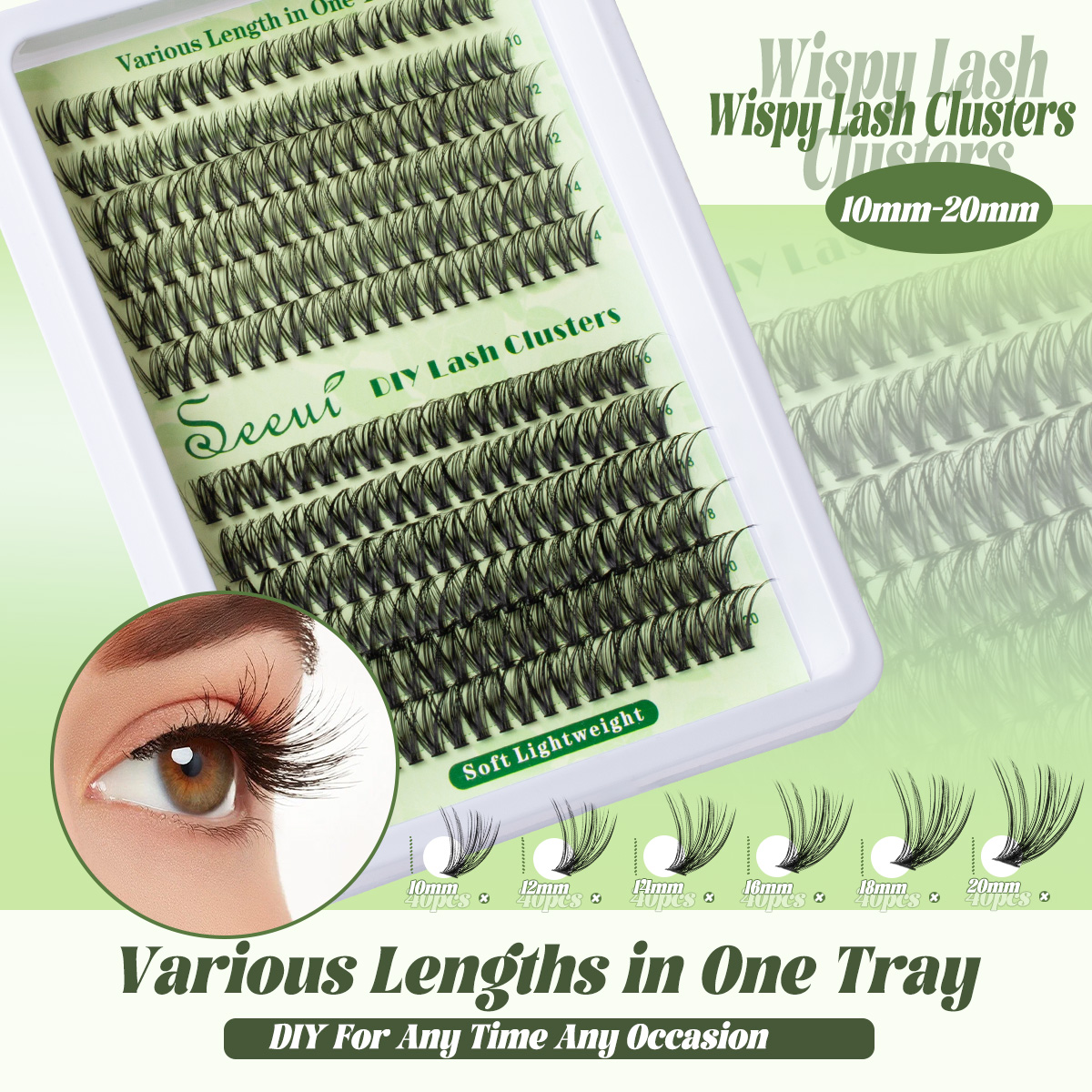 Cluster Lashes Kit Individual  - Eyelash Extension Volume のレビューと価格