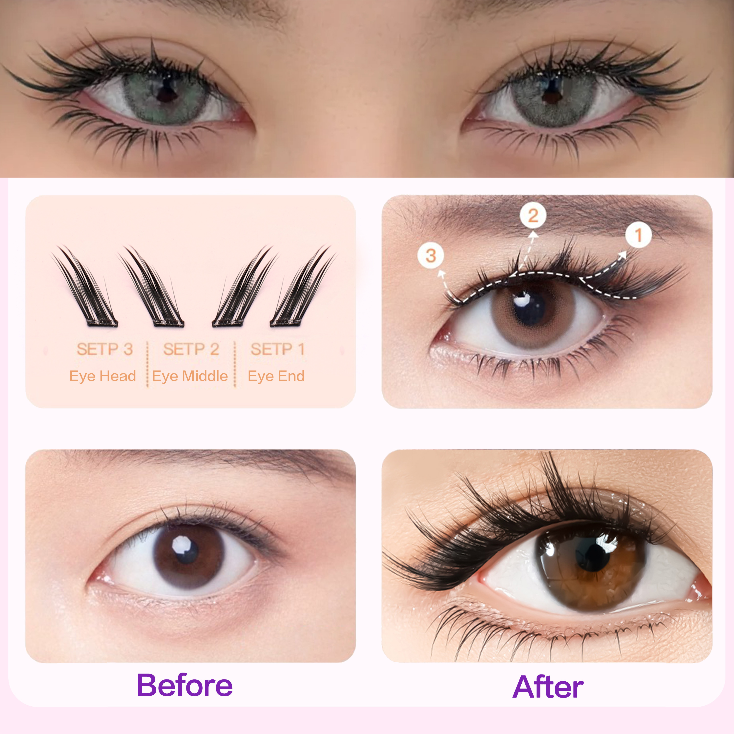 FindLove Fox Eye Lashes Pre Gl - Eyelash Extension Uv Glue のレビューと価格