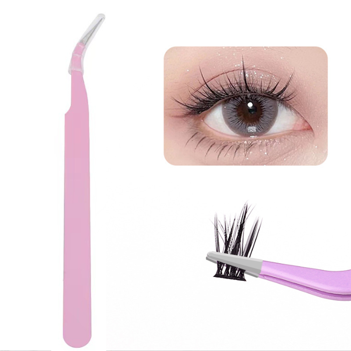Precision False Eyelash Tweeze - Eyelash Extension Process のレビューと価格