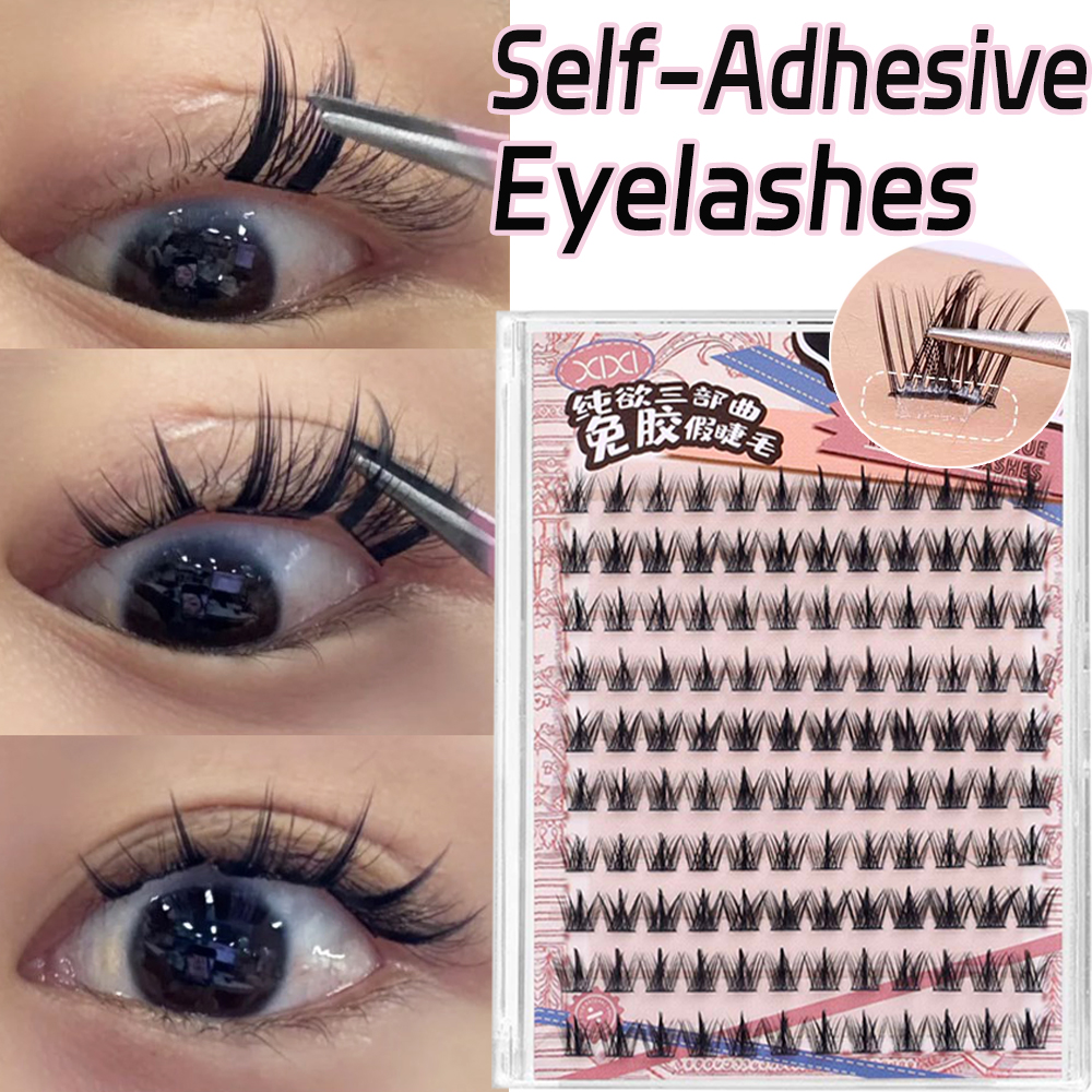 10Rows Self Adhesive Eyelashes - Eyelash Extension No 10 のレビューと価格
