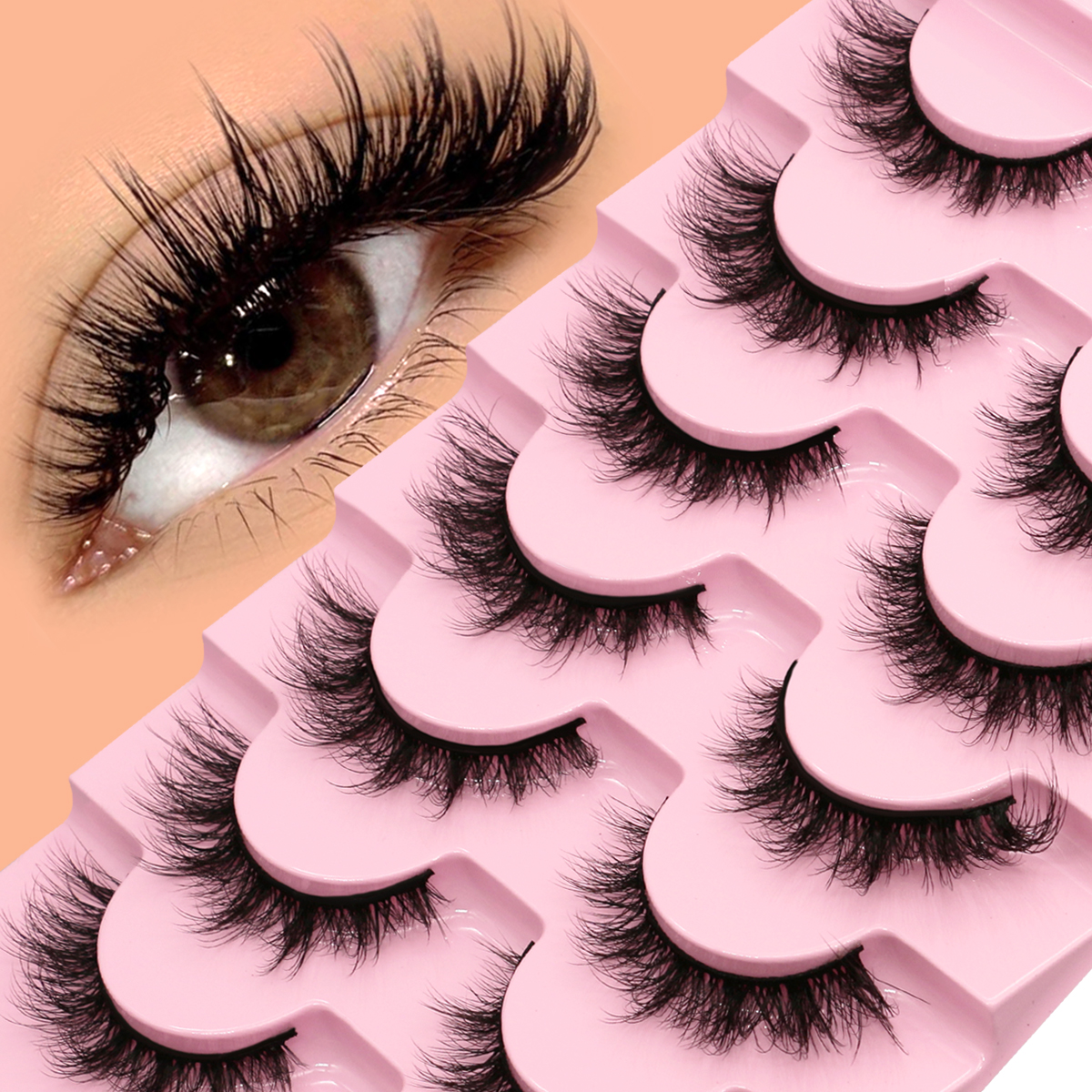 Lasvirey Fluffy Cat Eye Lashes - Eyelash Extension Volume Cat Eye のレビューと価格