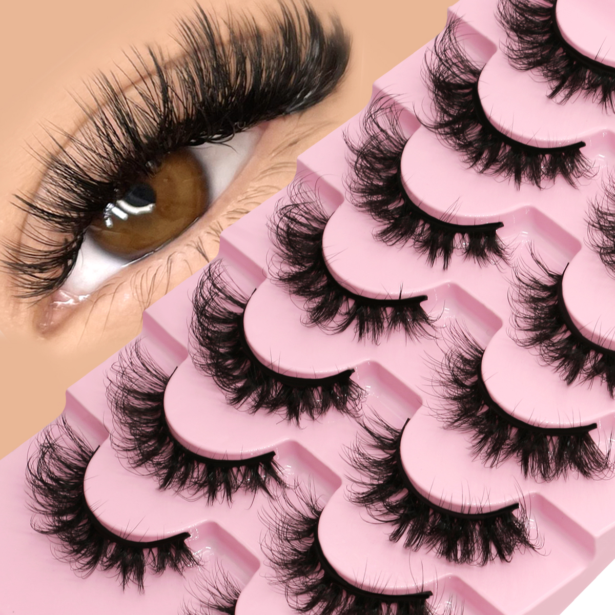 Lasvirey Fluffy Cat Eye Lashes - Eyelash Extension Volume Cat Eye のレビューと価格