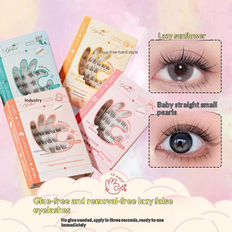 7 Rows Self-Adhesive Eyelashes - Lash Adhesive Glue のレビューと価格