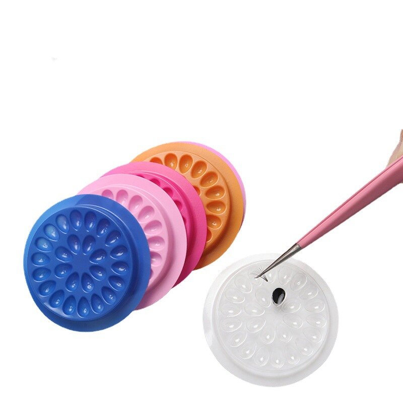 100pcs Eyelash Glue Holder Eye - Eyelash Extension Uv Glue のレビューと価格