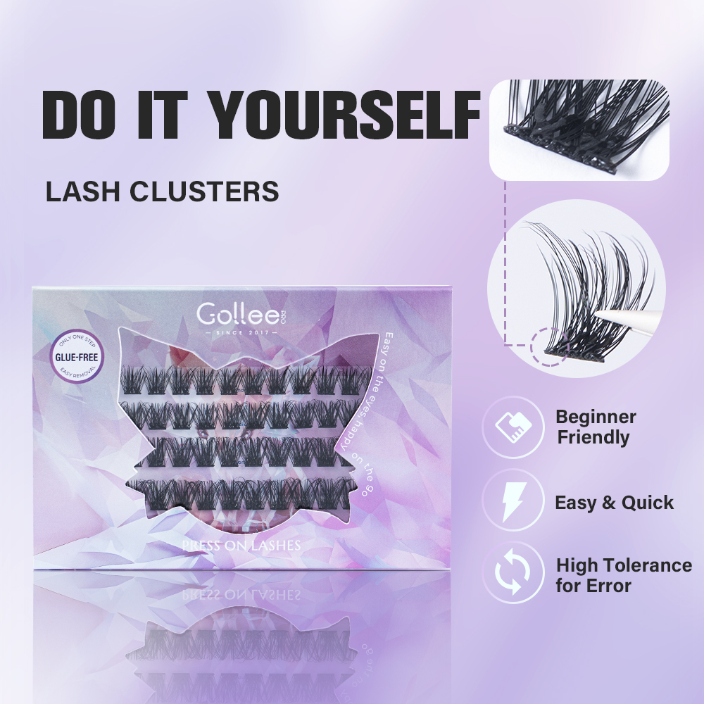 Gollee Self-Stick Eyelash Clus - Eyelash Extension No 10 のレビューと価格