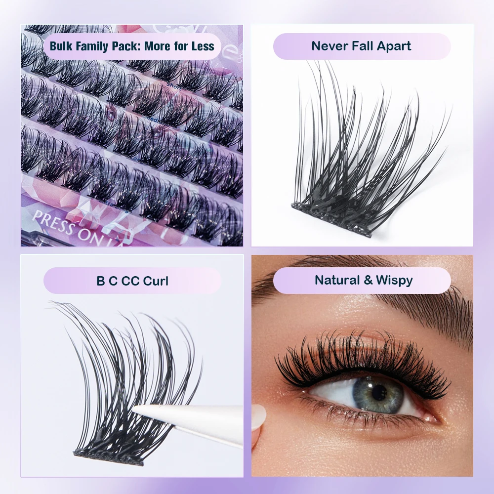 Gollee Self-Stick Eyelash Clus - Eyelash Extension No 10 のレビューと価格