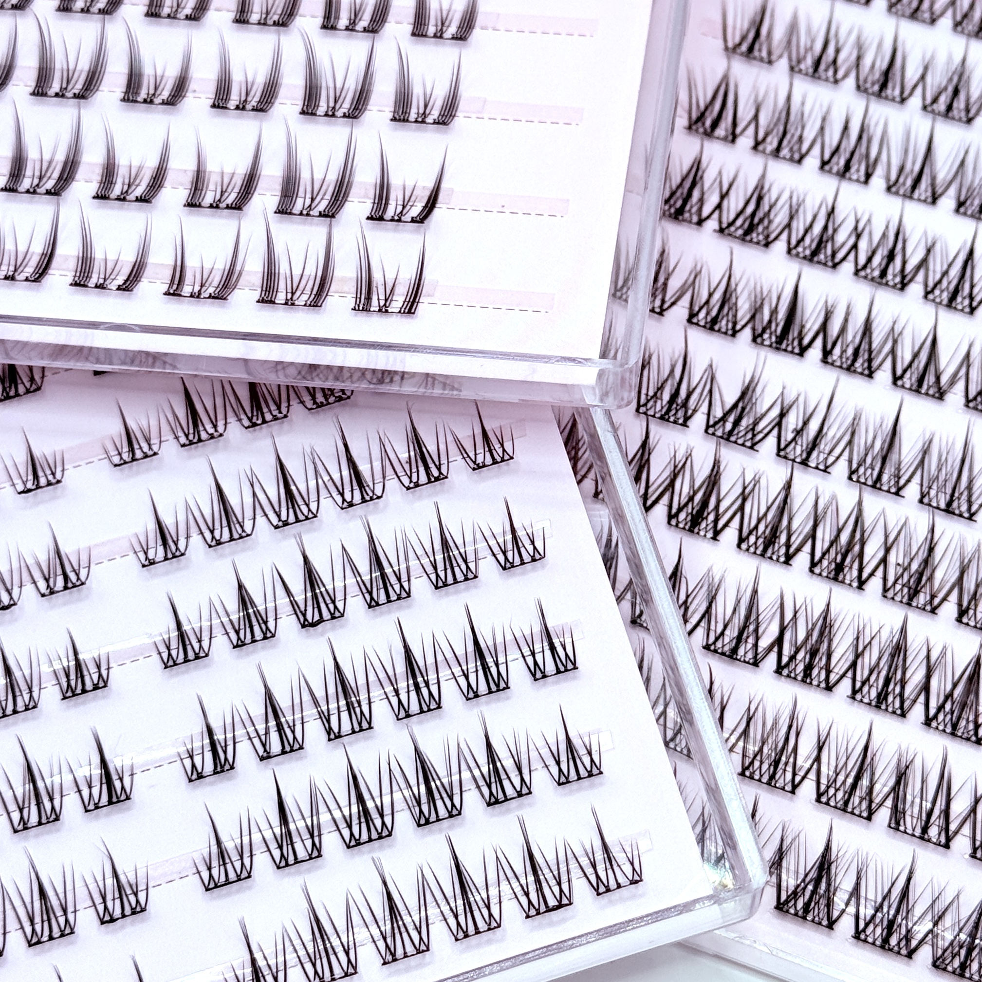 10-Rows  Self-Adhesive  Lightw - Eyelash Extension No 10 のレビューと価格