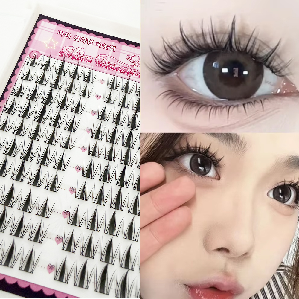 DIY Self-Adhesive Cluster Lash - Eyelash Extension Anime のレビューと価格