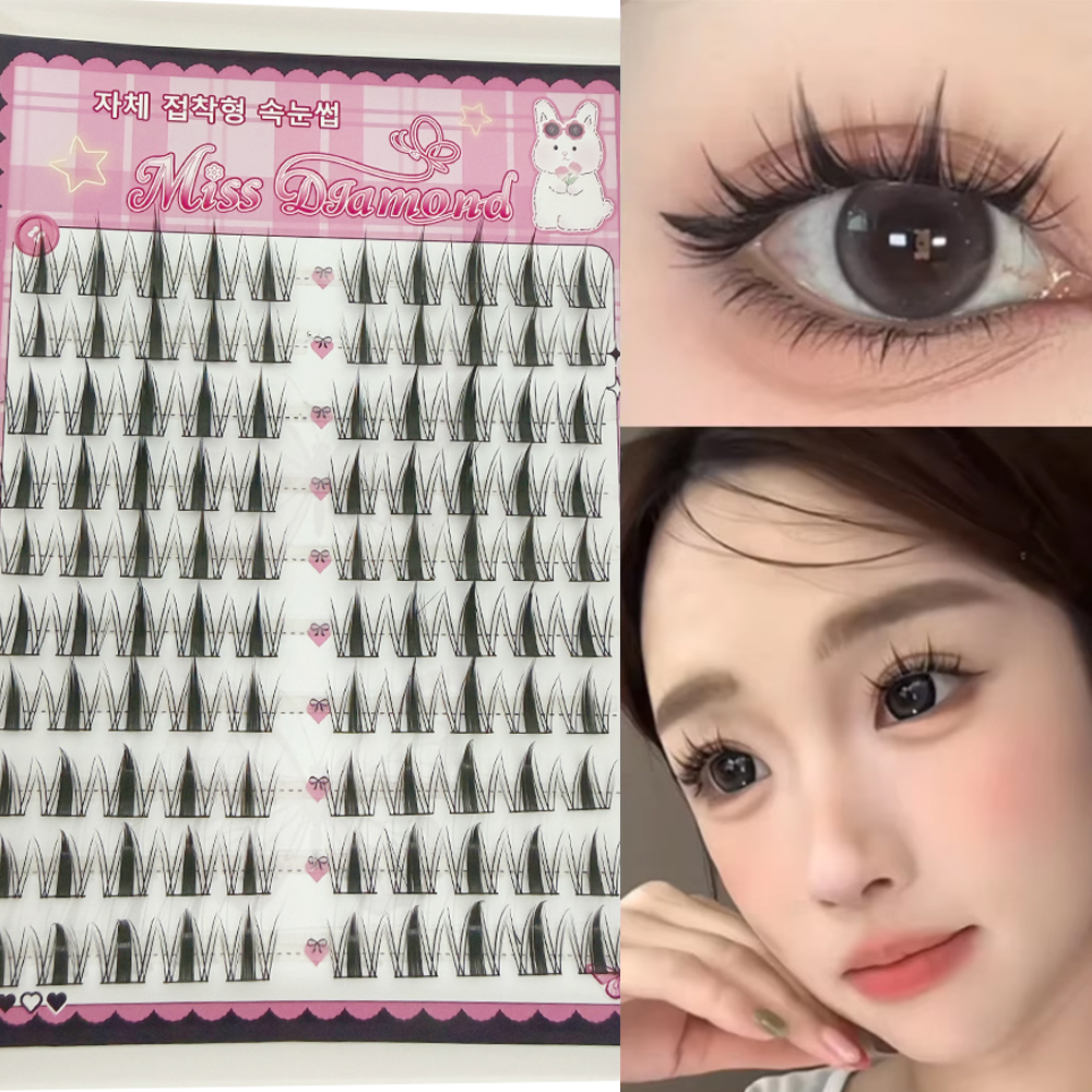 DIY Self-Adhesive Cluster Lash - Eyelash Extension Anime のレビューと価格