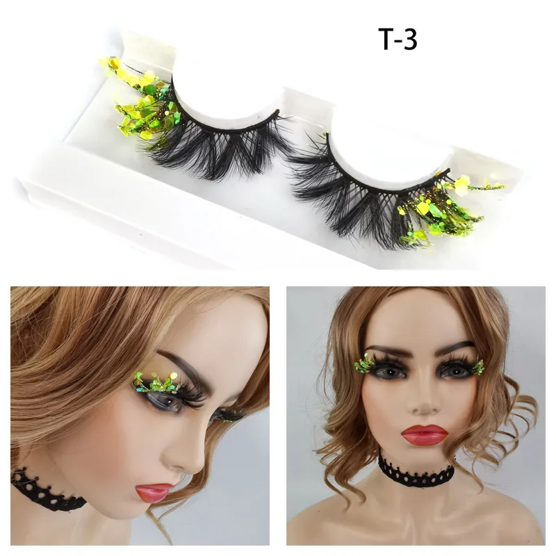 Eye Tail Sequins 3D False Eyel - Eyelash Extension Anime のレビューと価格