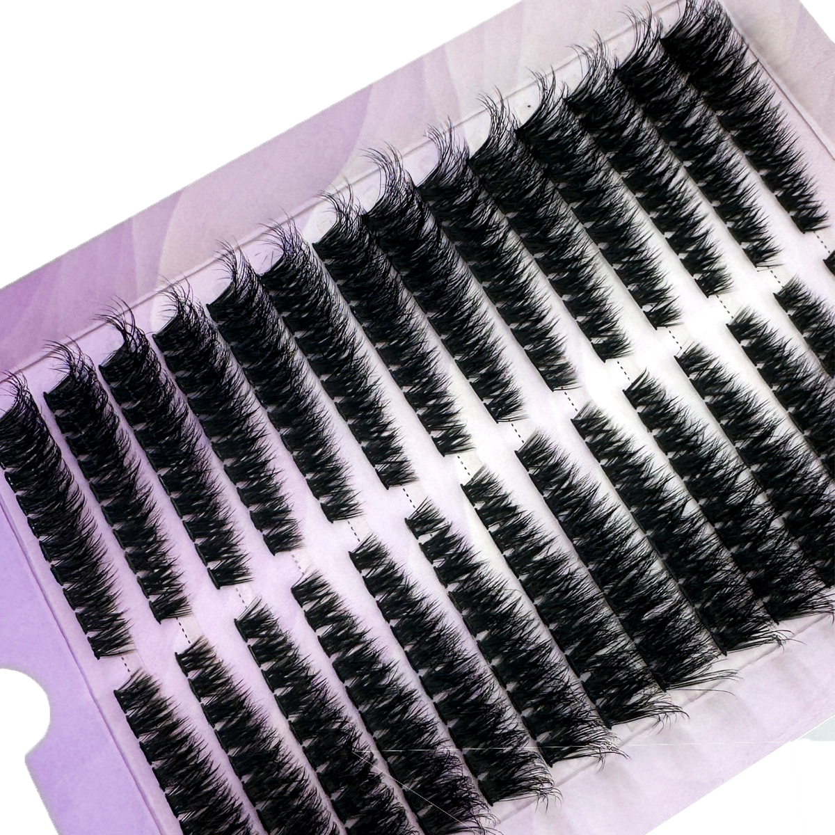 14Rows Fluffy Lash Clusters Th - Eyelash Extension Volume Cat Eye のレビューと価格