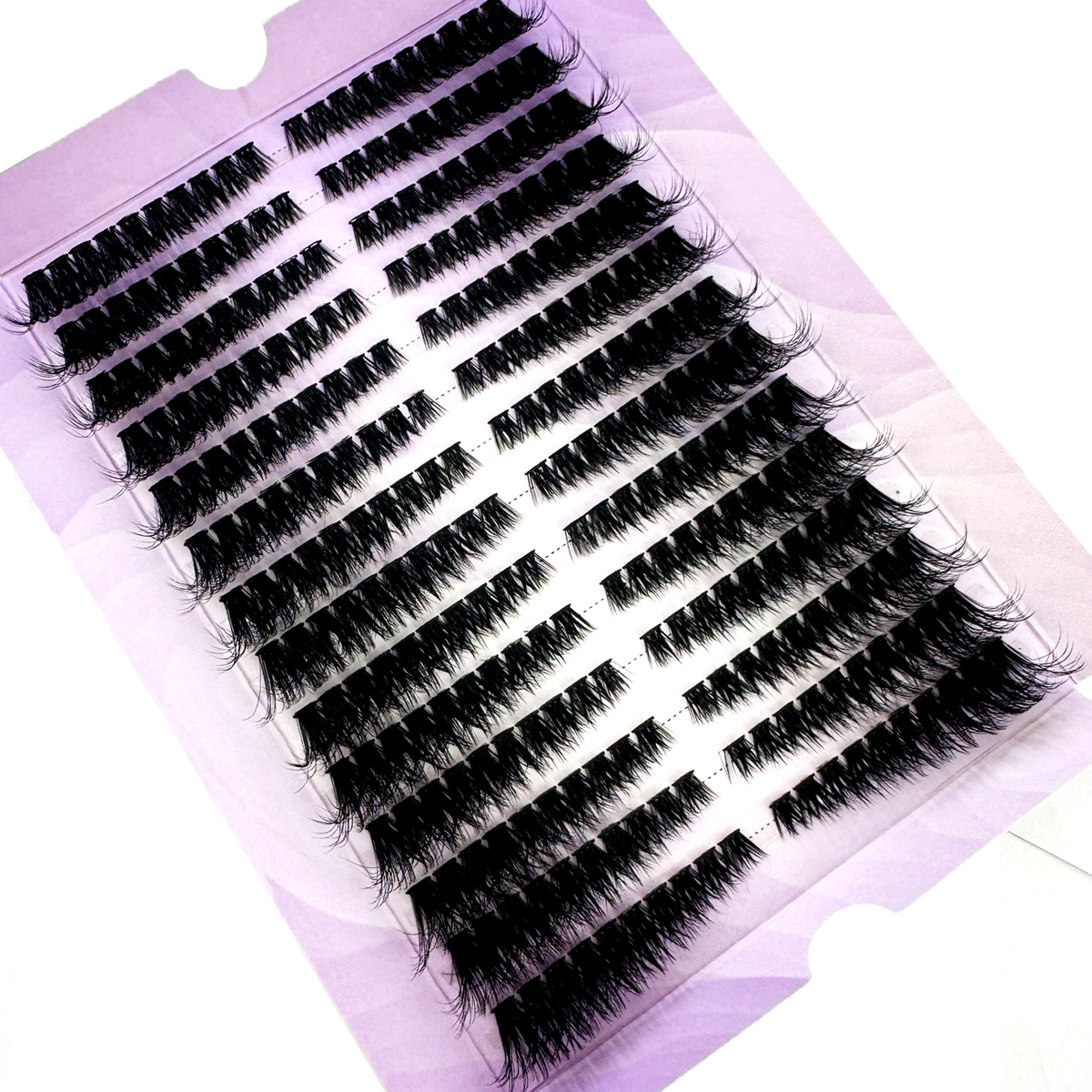 14Rows Fluffy Lash Clusters Th - Eyelash Extension Volume Cat Eye のレビューと価格