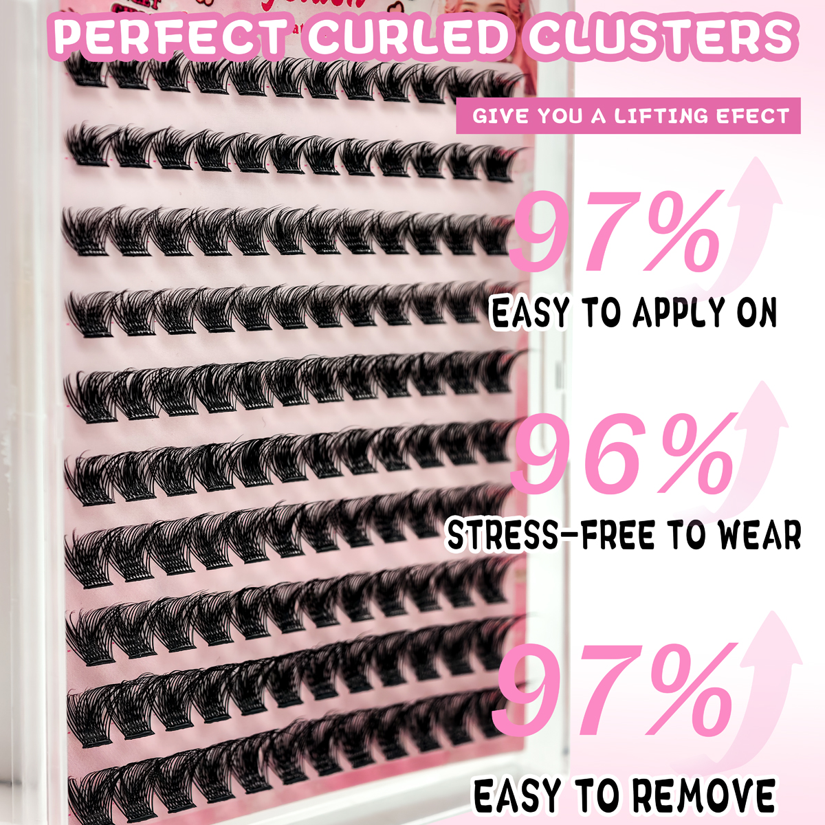 10 Rows DIY Eyelash Extensions - Eyelash Extension No 10 のレビューと価格