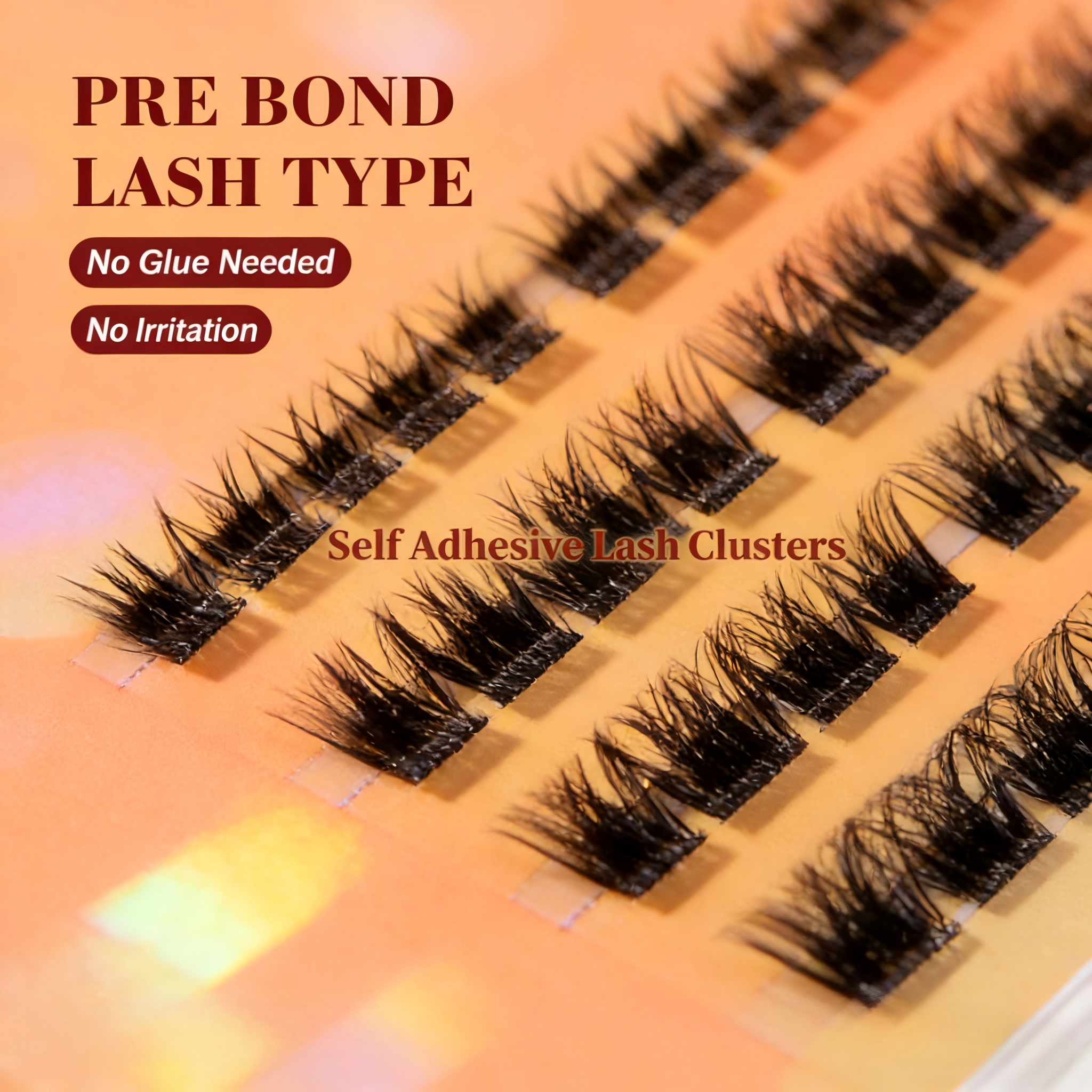 100PCS Pre Glued Self Adhesive - Eyelash Extension No 10 のレビューと価格