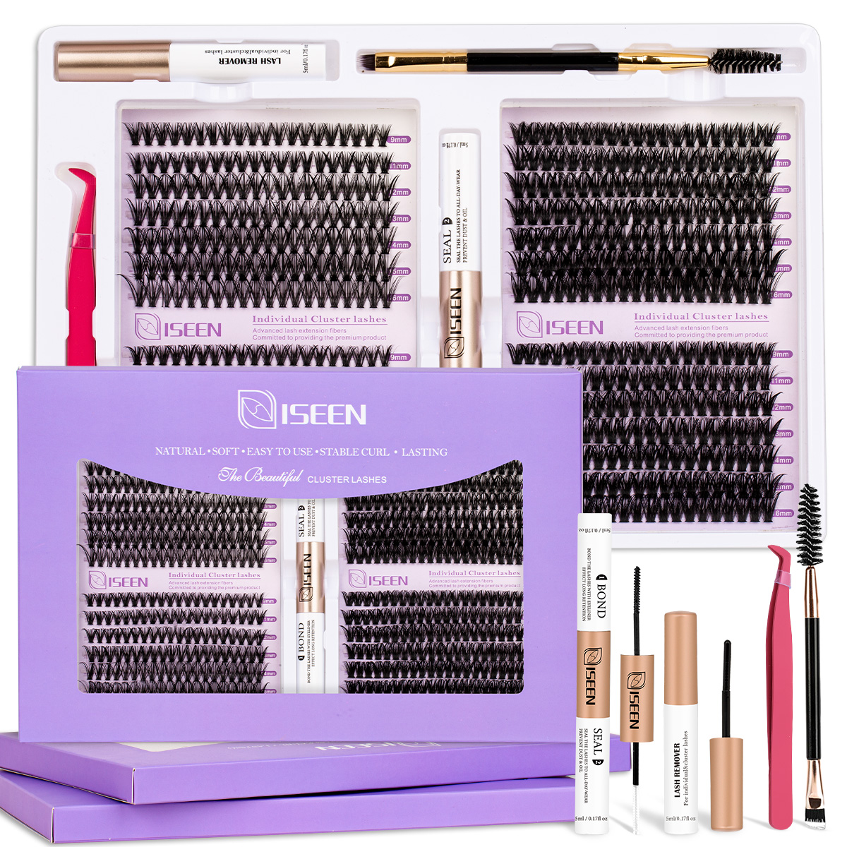Eyelash Clusters Kit Soft Volu - Eyelash Extension Volume のレビューと価格